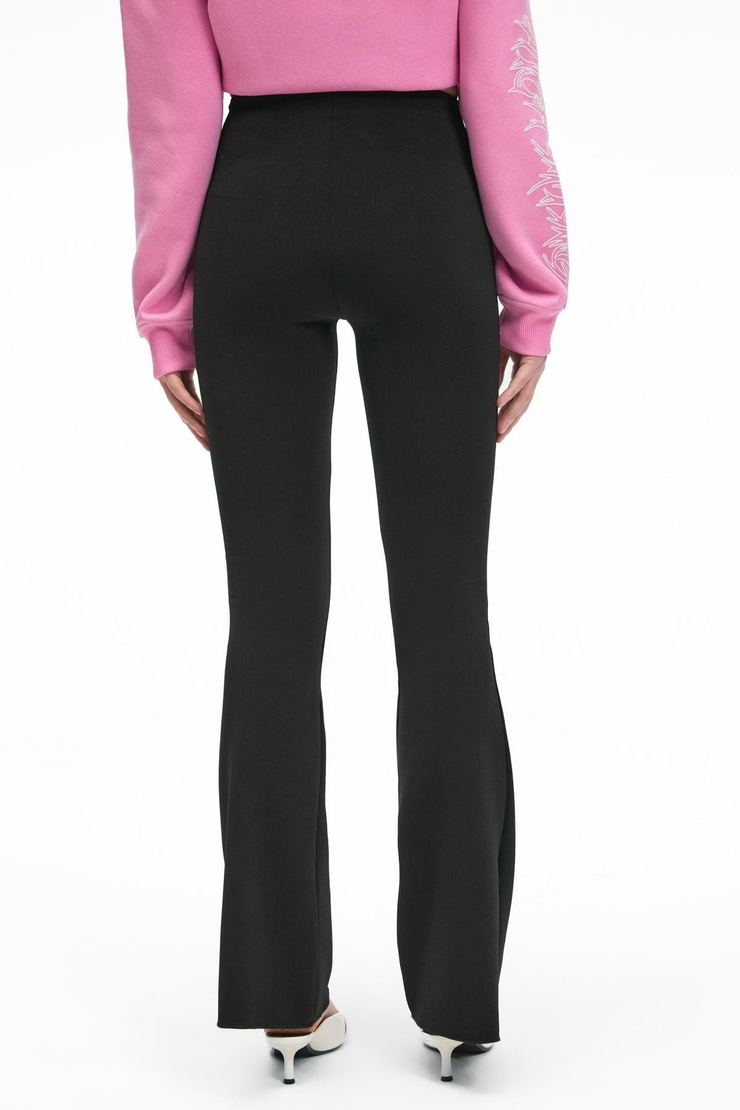 CIRELYN Kadın Beli Ayarlanabilir Kemer Tokalı Esnek Uzun Siyah Pantolon