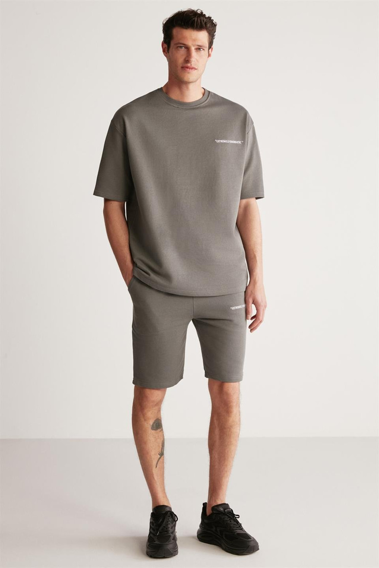 COLOMBIA Örme Regular Gri 2 Eşofman Takımı