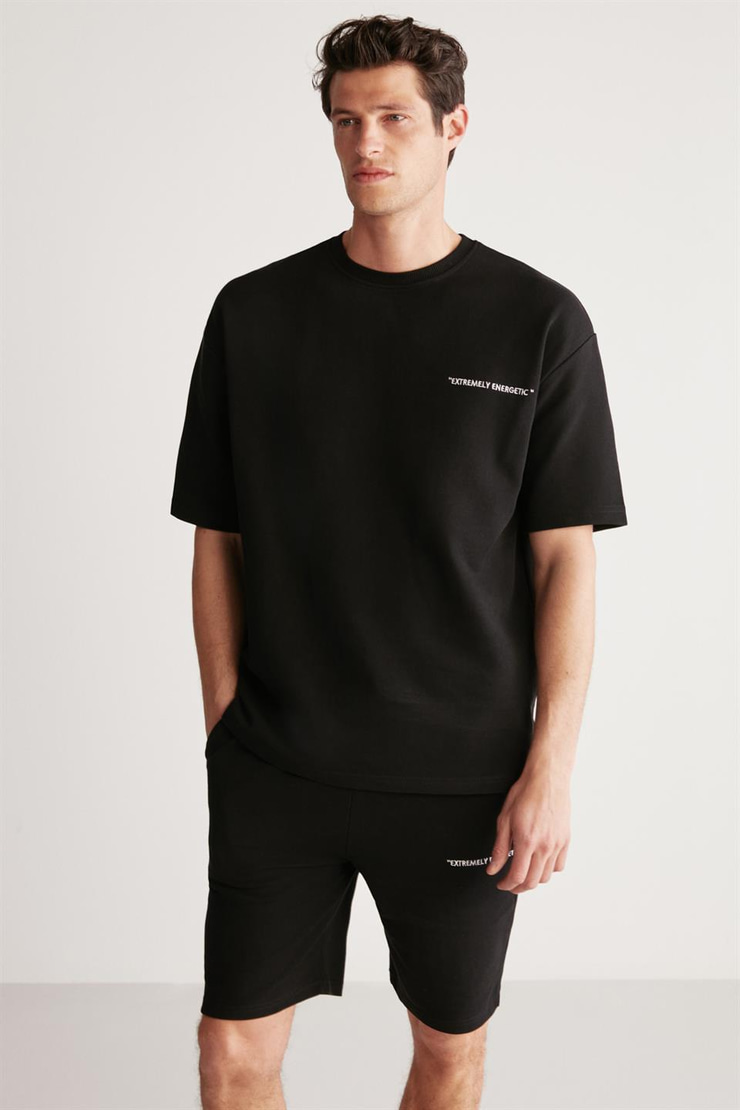 COLOMBIA Örme Regular Siyah 2 Eşofman Takımı