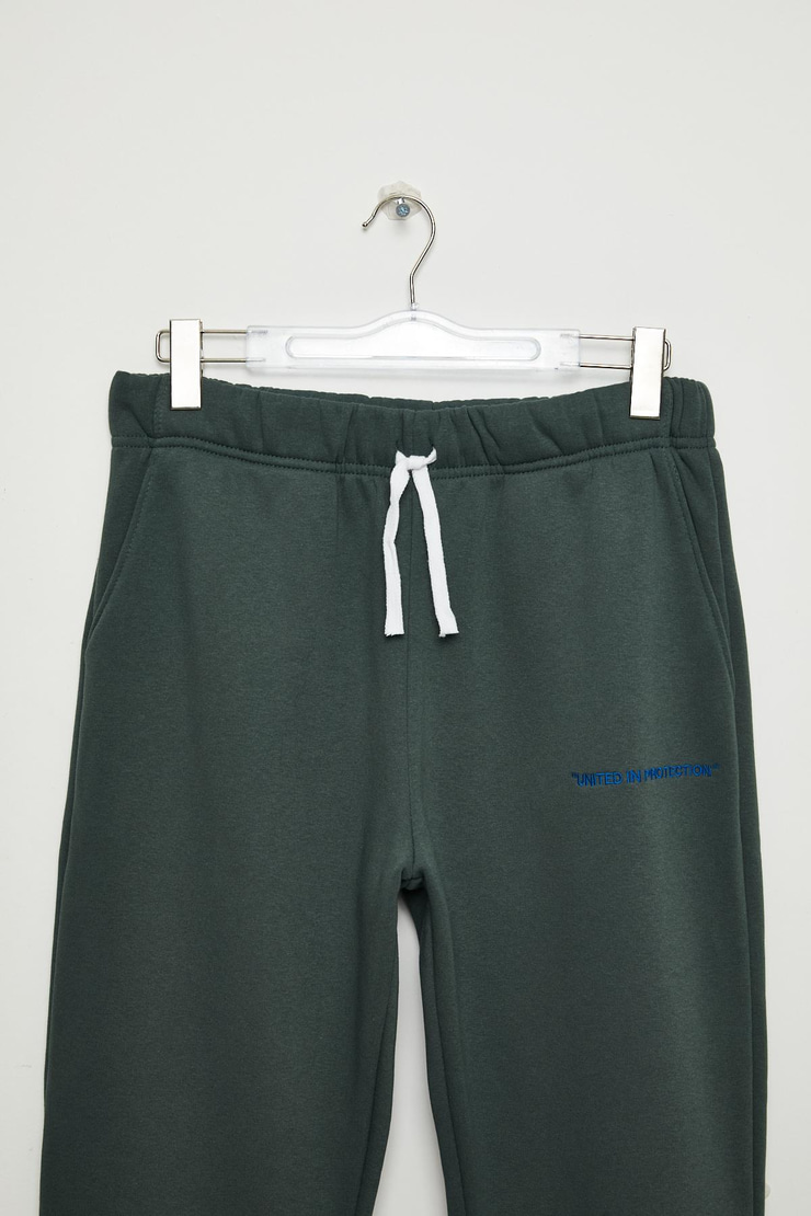 CORMAC Erkek %100 Organik Pamuk Koyu Yeşil Eşofman Takımı