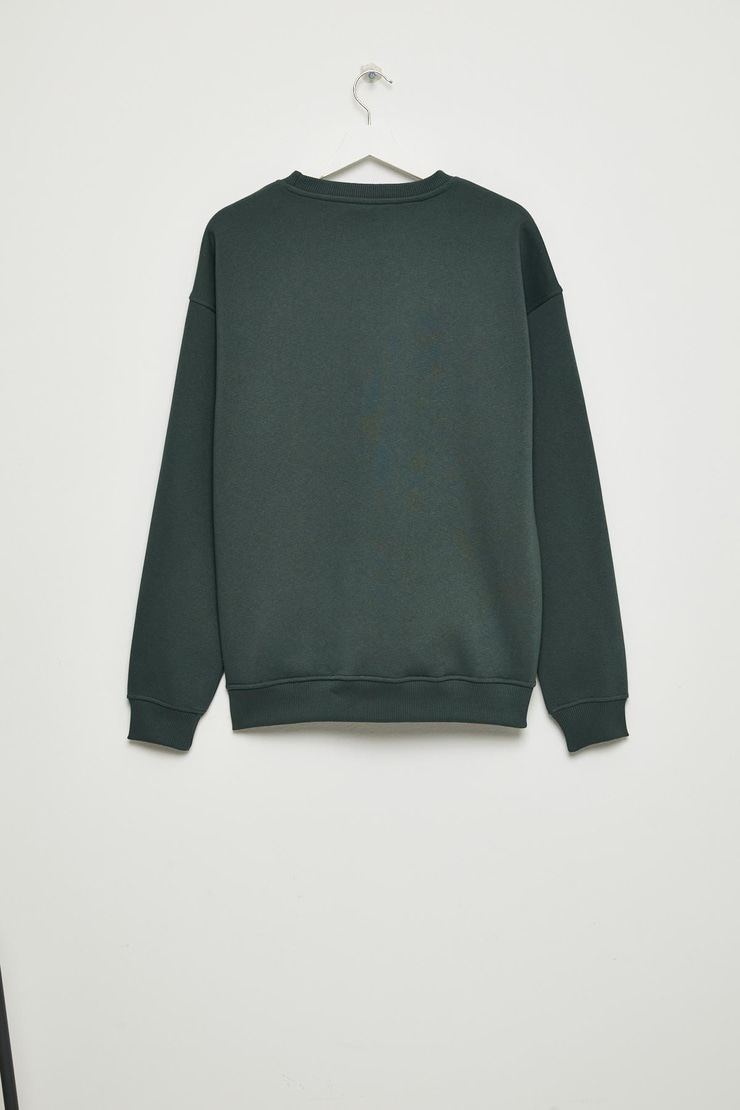 CORMAC Erkek %100 Organik Pamuk Koyu Yeşil Eşofman Takımı