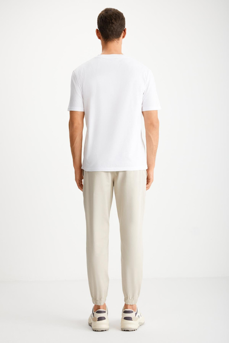 CULTIVATED Erkek 3'lü Kalın Dokulu Regular %100 Organik Pamuk Syh-Byz-Saks T-Shirt