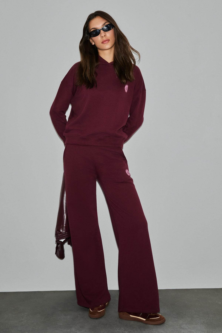 ELITSA Kadın Bordo Sweatshirt