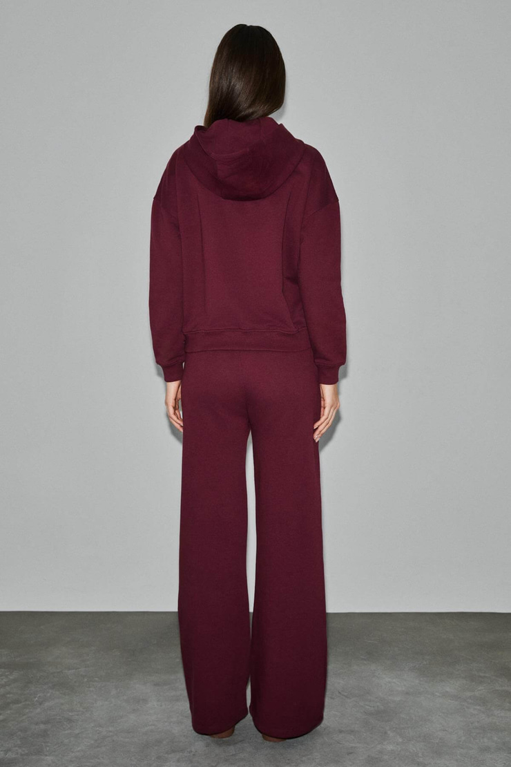 ELITSA Kadın Bordo Sweatshirt