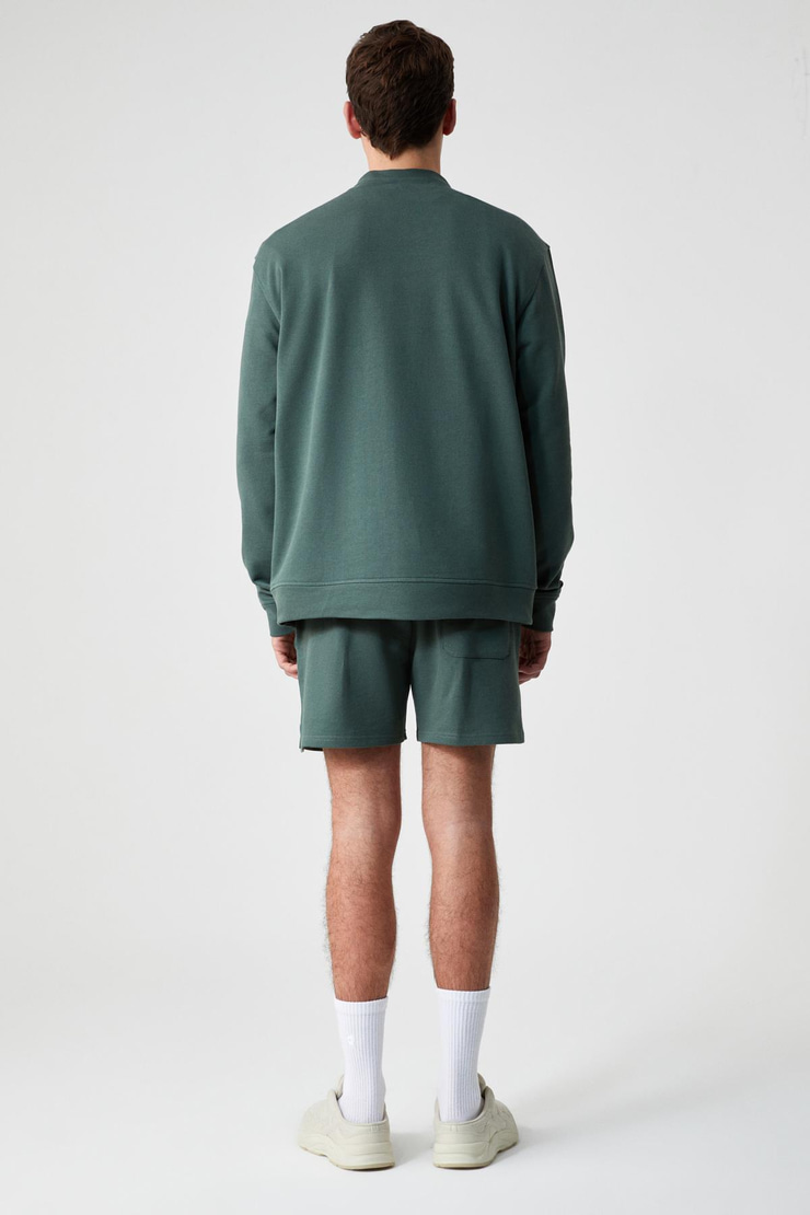 FEDERER Erkek Uzun Kollu Regular Bisiklet Yaka Yeşil Alt-Üst Takım