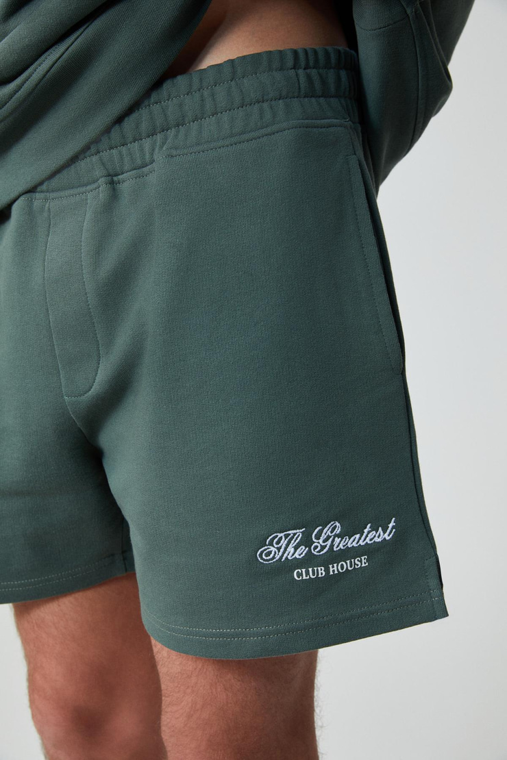 FEDERER Erkek Uzun Kollu Regular Bisiklet Yaka Yeşil Alt-Üst Takım