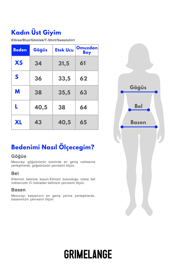 FEVER Kadın Yuvarlak Yaka Etek Ucu Asimetrik Yapıştırma Taş Detaylı Esnek Siyah Bluz