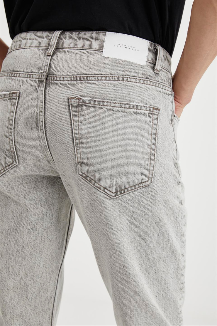 GILBERTO  Regular Açık Gri Tekli Jeans