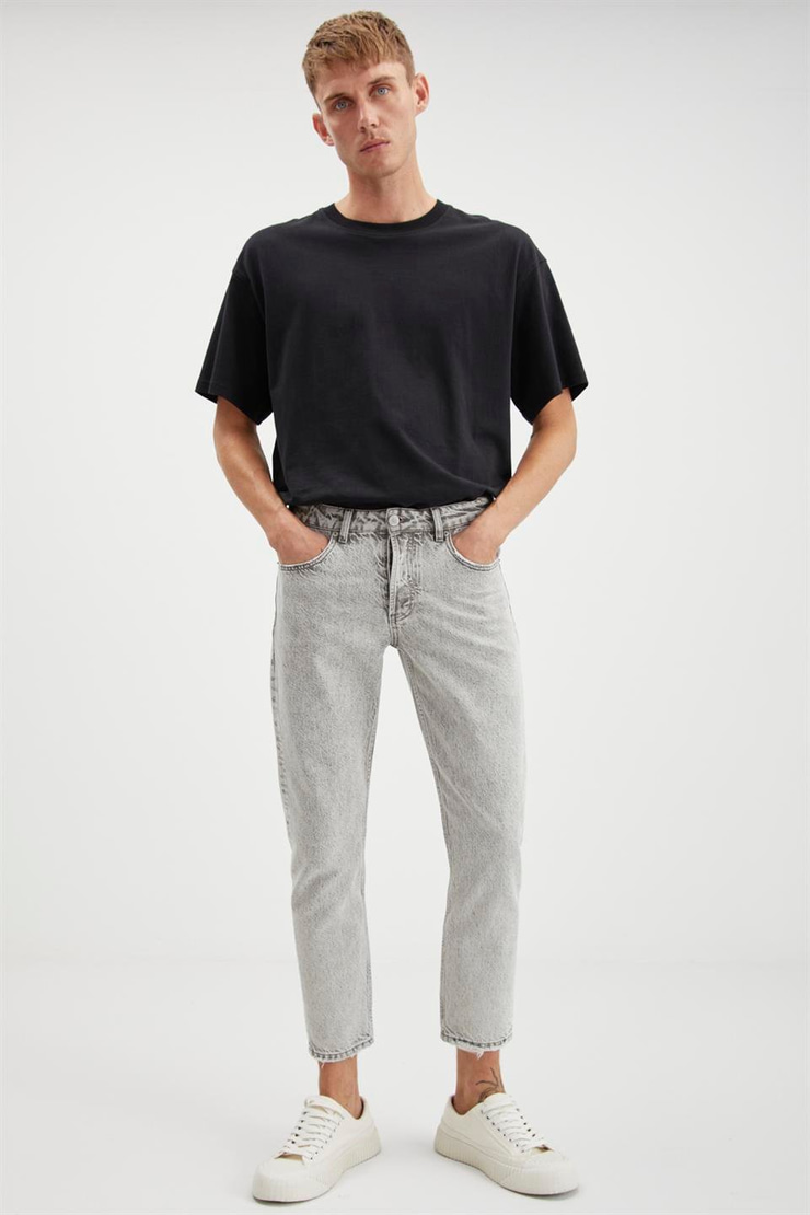 GILBERTO  Regular Açık Gri Tekli Jeans
