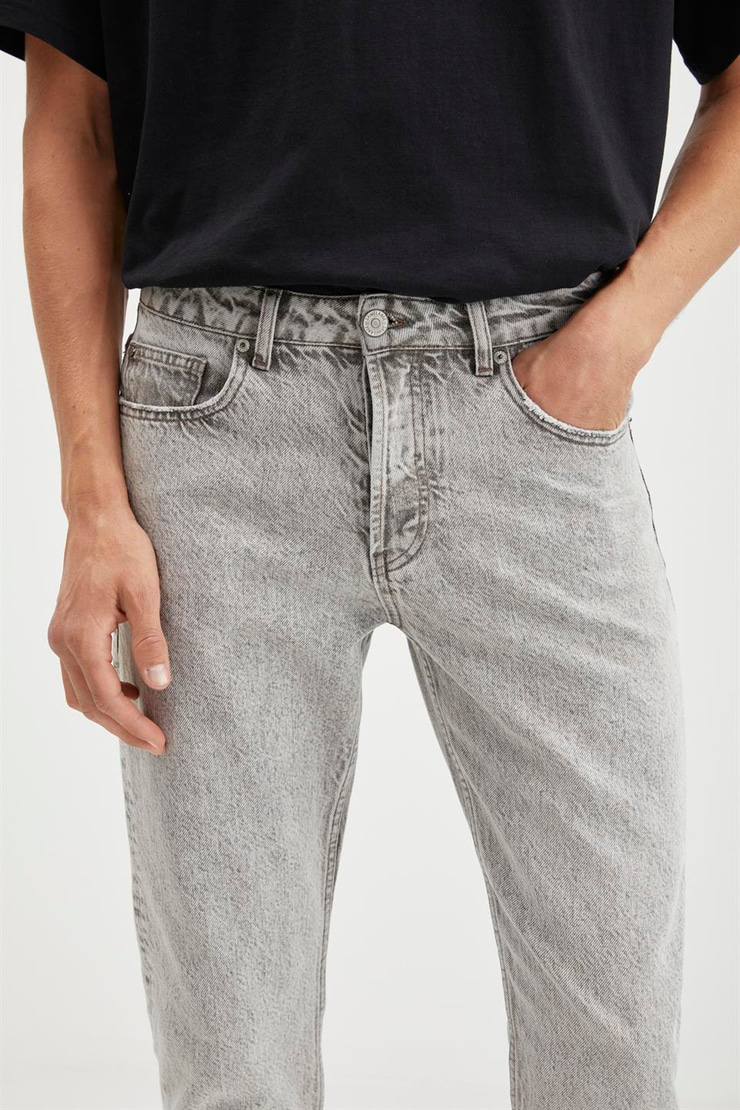 GILBERTO  Regular Açık Gri Tekli Jeans