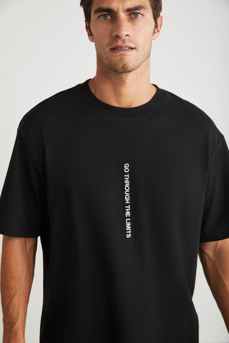 HARALD Relaxed Relaxed Siyah Tekli T-Shirt