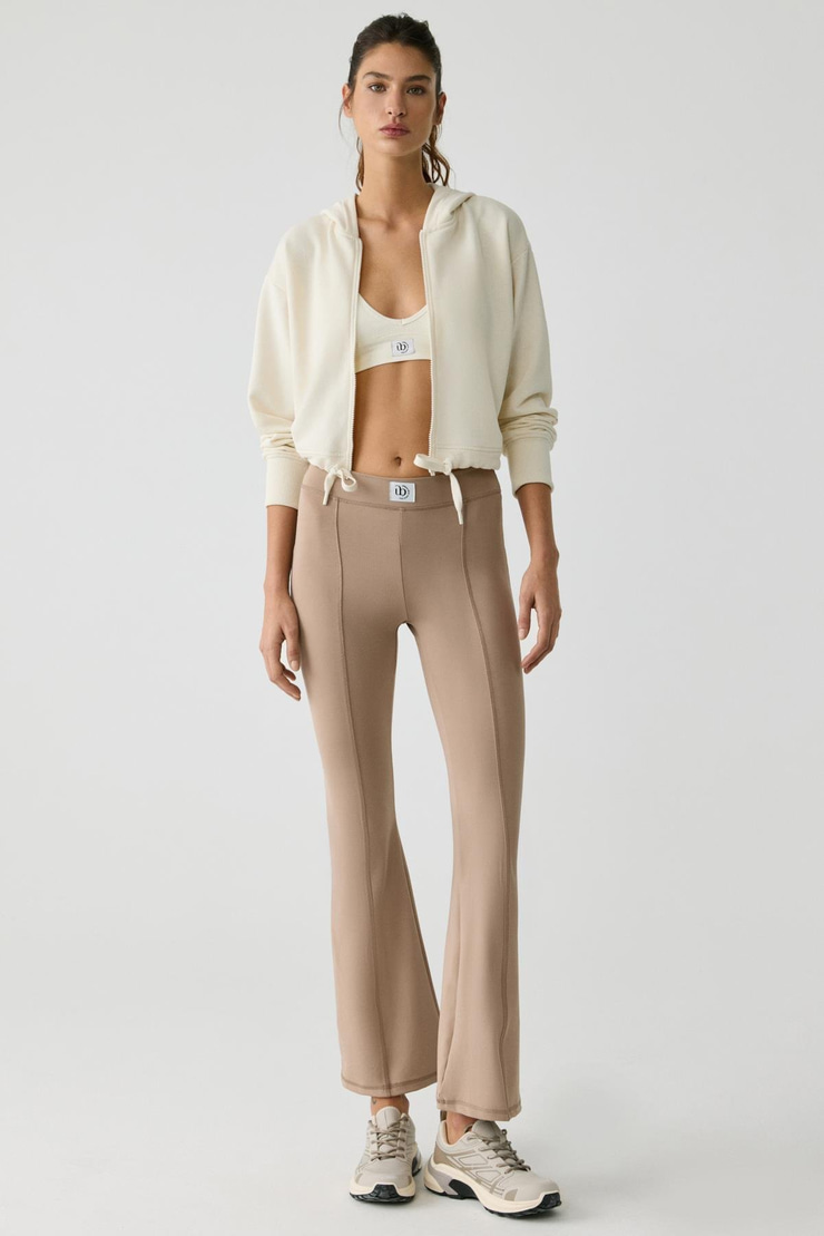 HILDA Kadın Fit & Flare Sportswear Vizon Pantolon