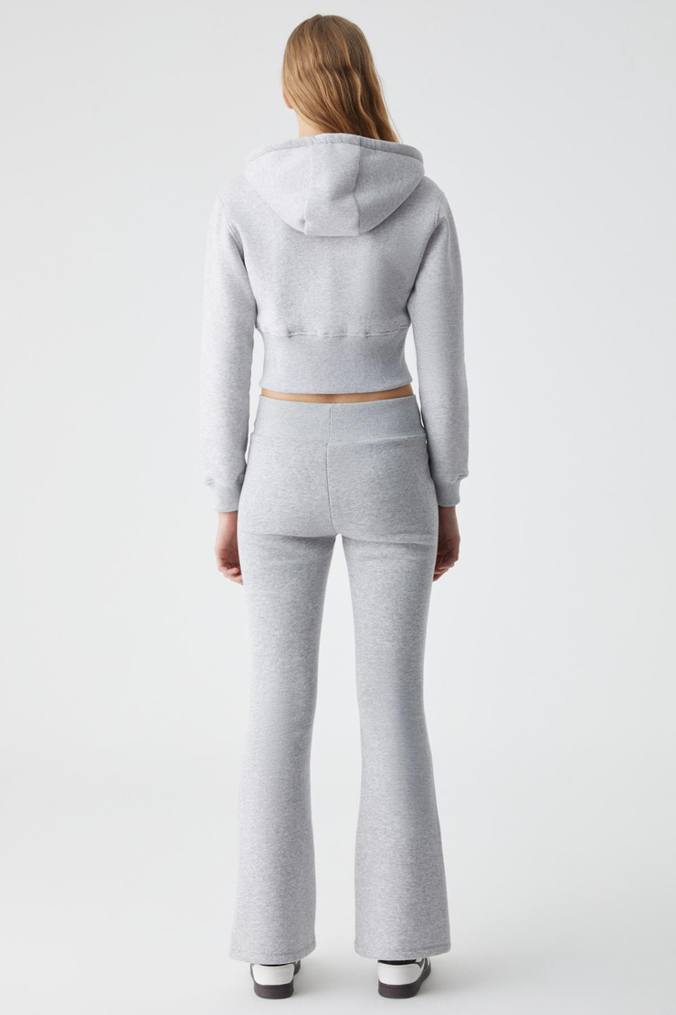 IRESSINE Kadın Kapüşonlu Fermuarlı Uzun Kollu Regular Grimelanj Sweatshirt