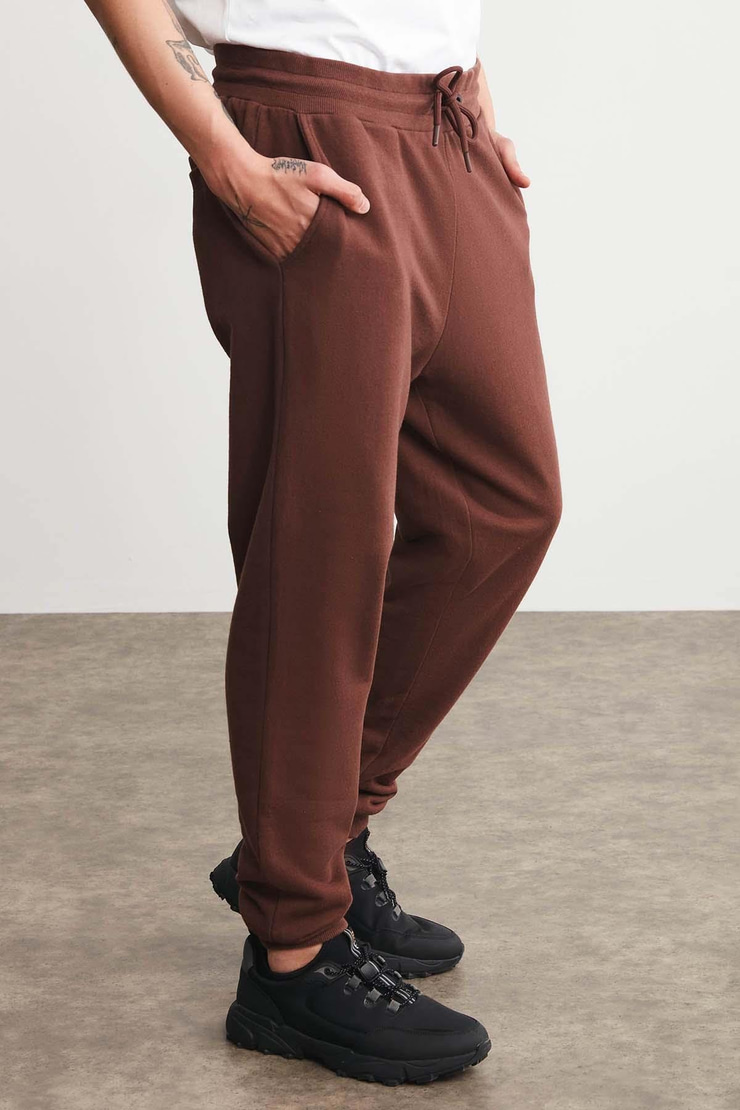 JEREMIAH Relaxed Regular Bordo  Eşofman Altı