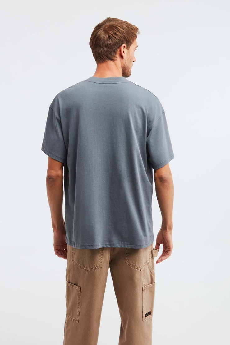JETT  Oversize Açık Gri  T-Shirt