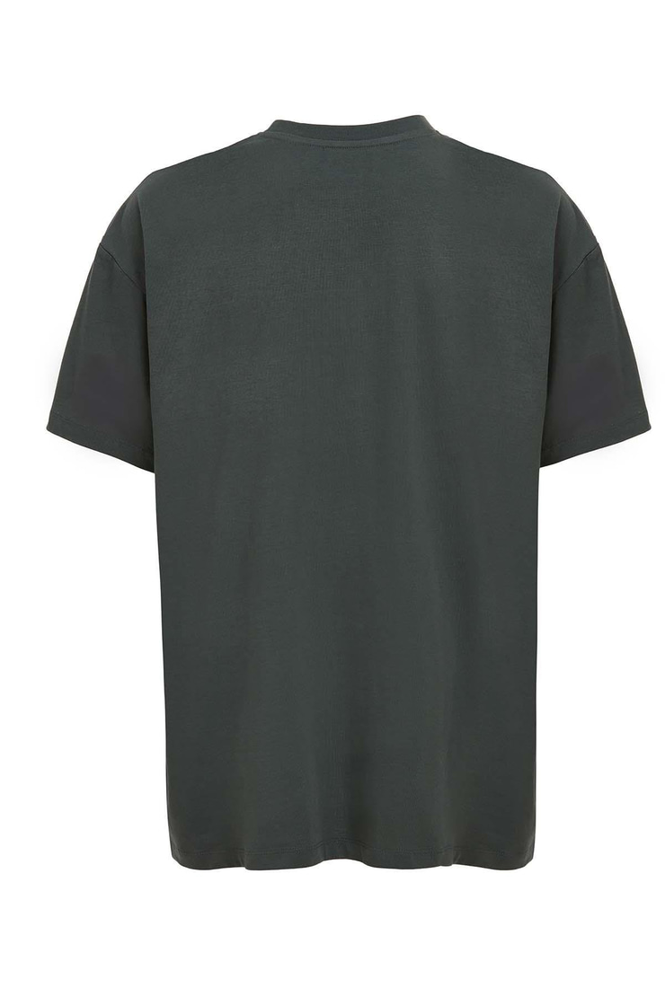 JETT  Oversize Koyu Yeşil  T-Shirt