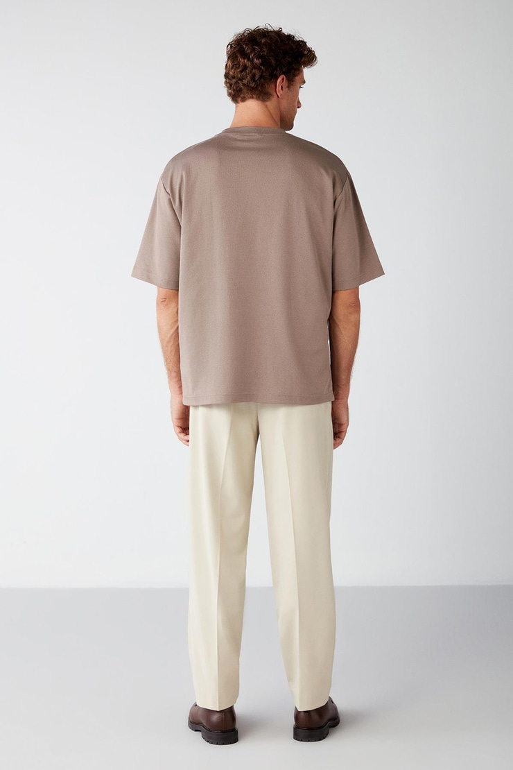 JOEL Basic Oversize Vizon  T-Shirt
