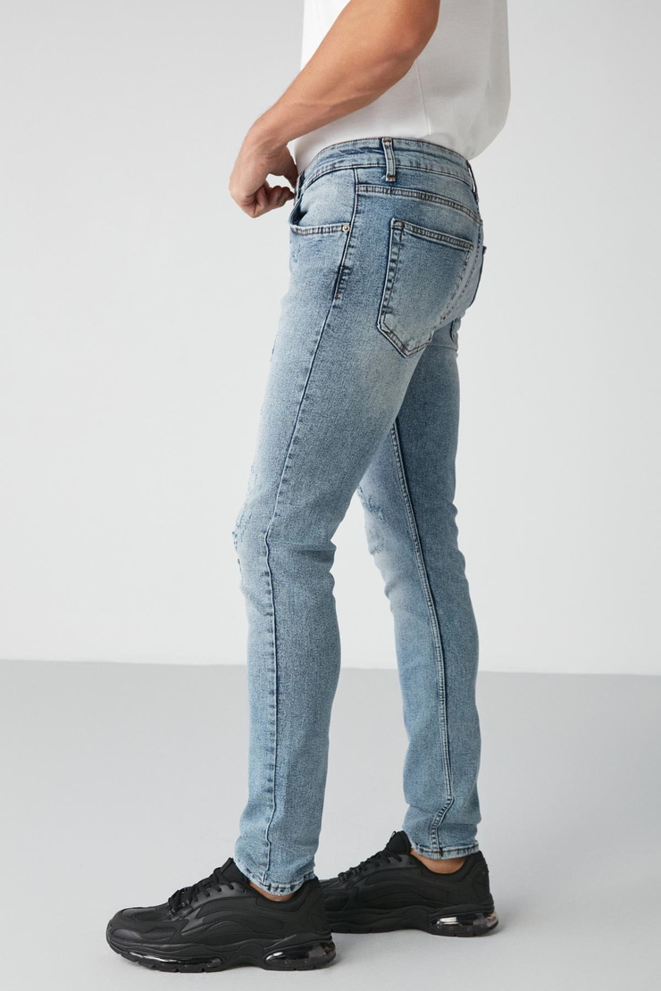 JOHEN Relaxed Skinny Açık Mavi  Jeans