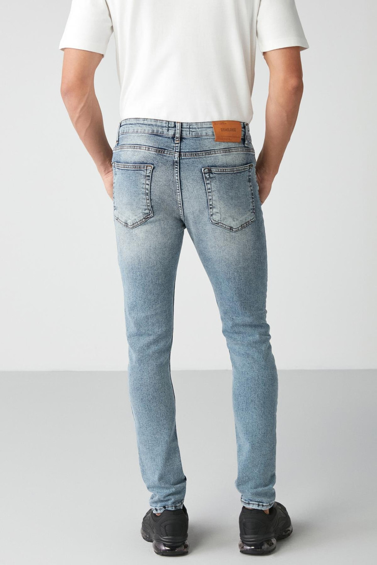 JOHEN Relaxed Skinny Açık Mavi  Jeans