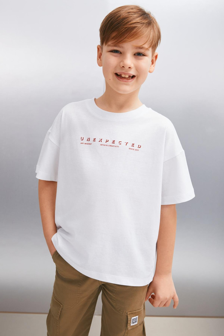 JURA  Regular Beyaz Tekli T-Shirt