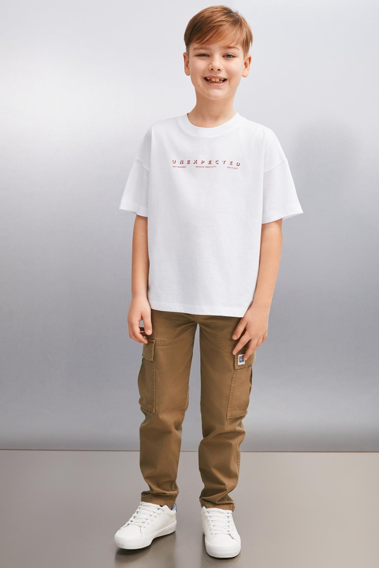 JURA  Regular Beyaz Tekli T-Shirt