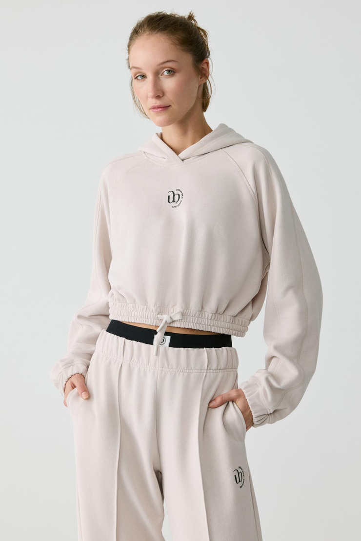 KATHRINE Kadın Kapüşonlu Taş Rengi Sweatshirt