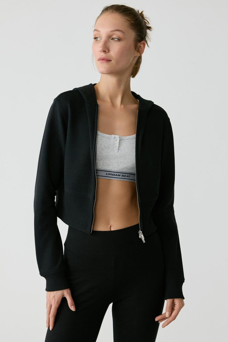 KERRI Kadın Siyah Sweatshirt