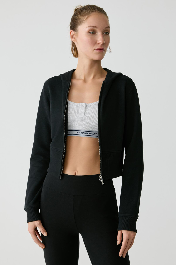 KERRI Kadın Siyah Sweatshirt