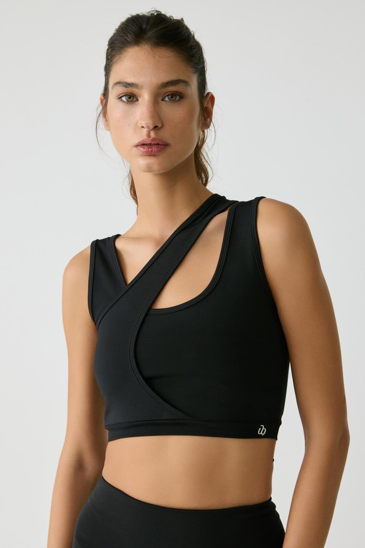 LESLEY Kadın Siyah T-Shirt