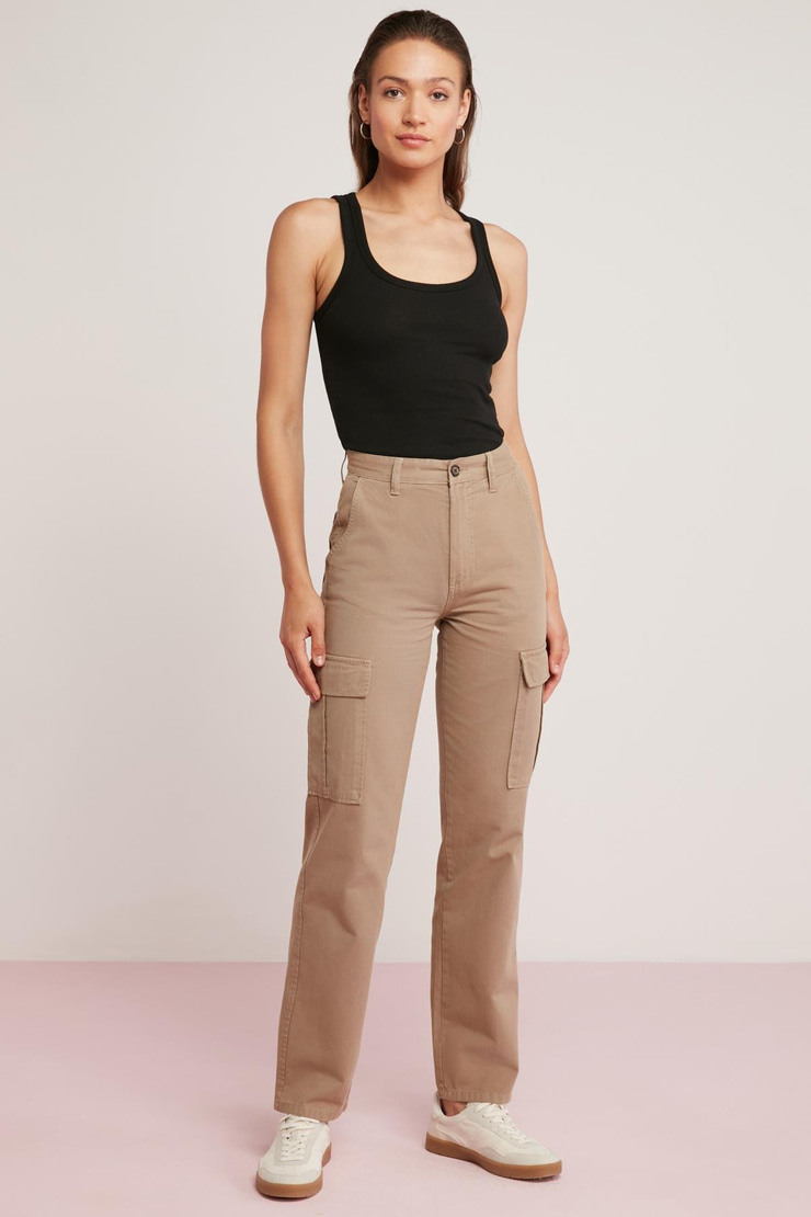 LILLESOL Kadın Fitilli Görünümlü Slim Fit Vücuda Oturan Havuz Yakalı Pamuklu Basic Siyah Atlet