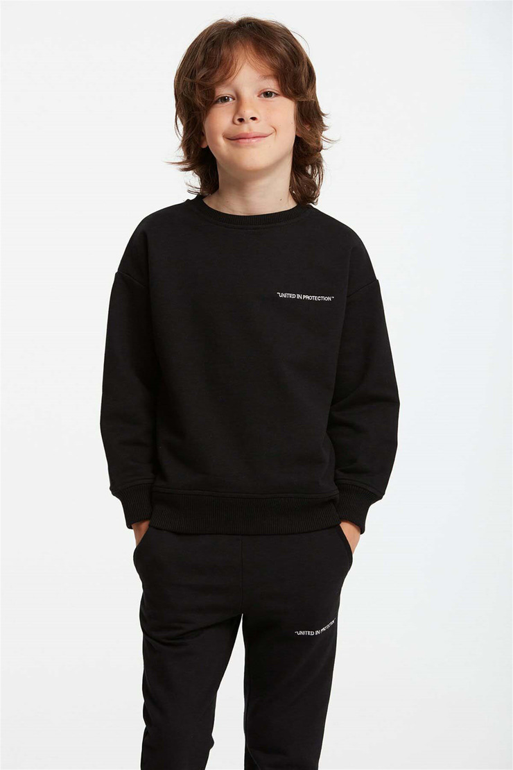 MAJURO Örme Comfort Fit Siyah  Eşofman Takımı