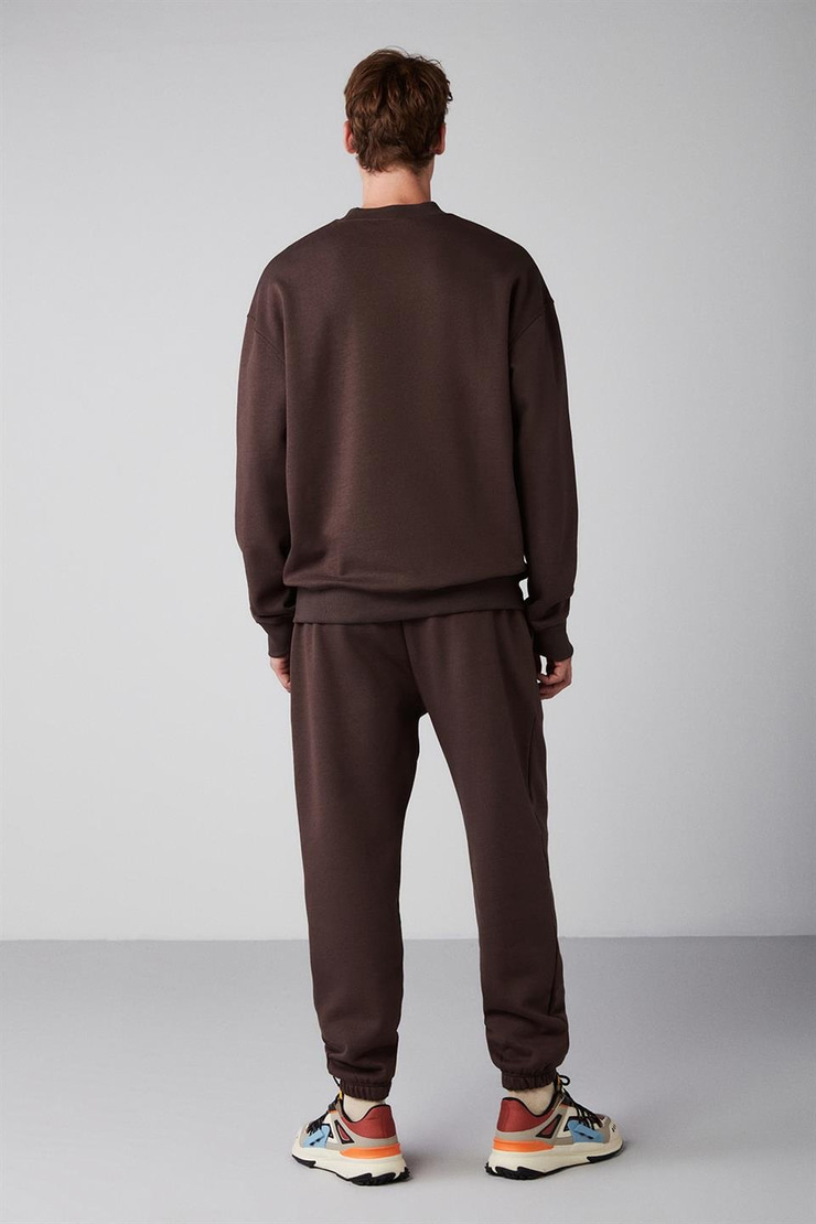 MARSHALL Örme Relaxed Kahverengi 2 Alt-Üst Takım