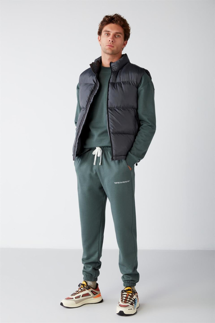 MARSHALL Örme Relaxed Koyu Yeşil 2 Alt-Üst Takım