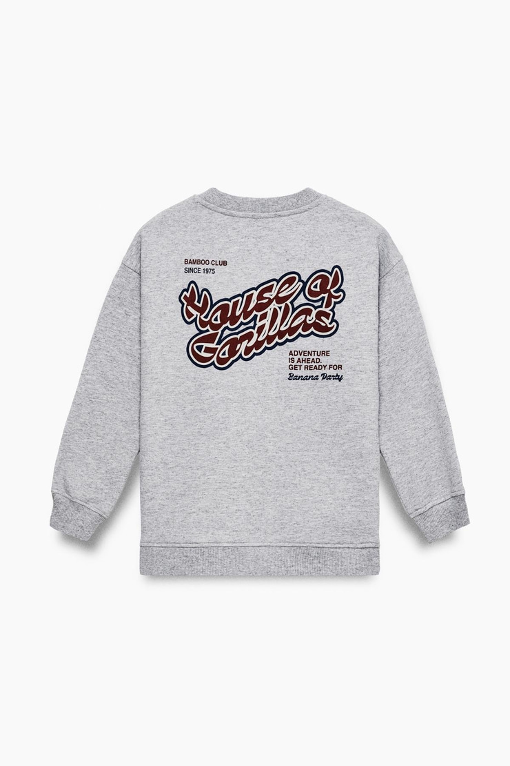 MAURY Erkek Çocuk Nakışlı Grimelanj Sweatshirt