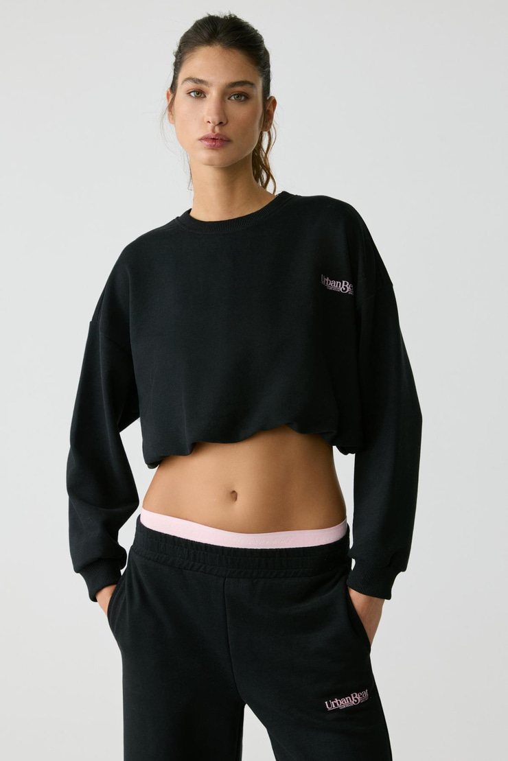 MICHA Kadın Siyah Sweatshirt