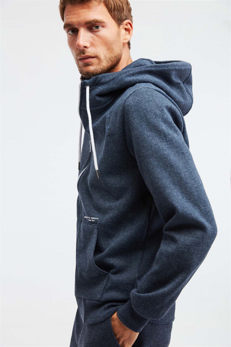 MOMENTUM Örme Comfort Fit Lacivert  Sweatshirt