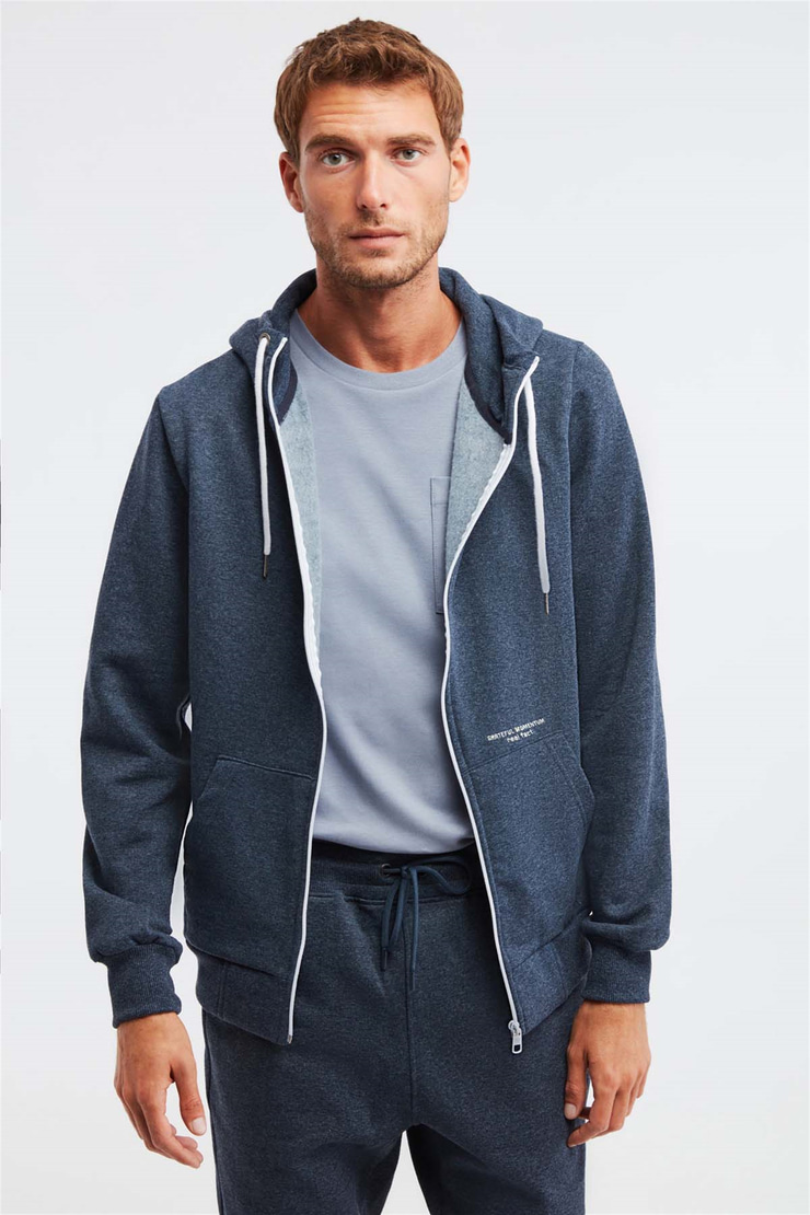 MOMENTUM Örme Comfort Fit Lacivert  Sweatshirt