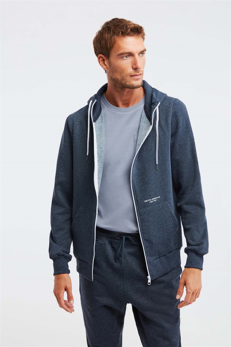 MOMENTUM Örme Comfort Fit Lacivert  Sweatshirt