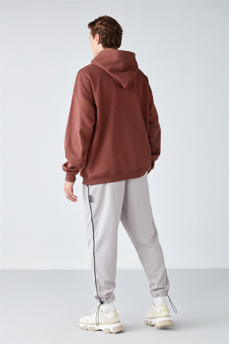 MOOD Örme Relaxed Kahverengi  Sweatshirt