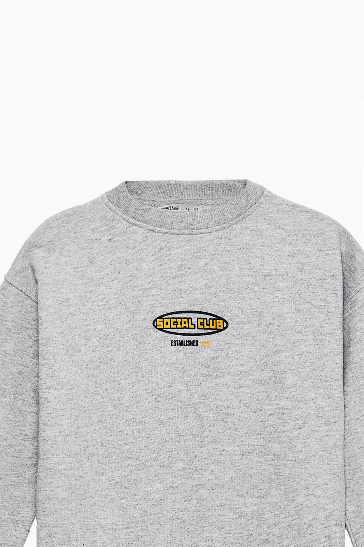 MORIARTY Erkek Çocuk Nakışlı Grimelanj Sweatshirt