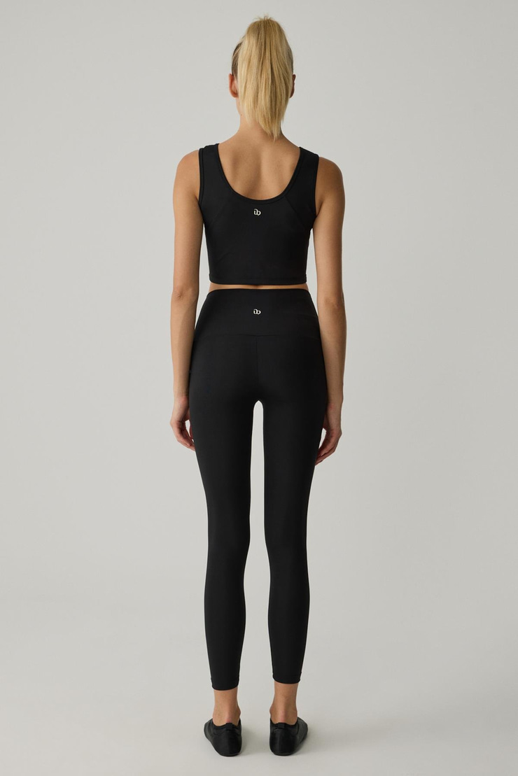 NANA Kadın Toparlayıcı Yüksek bel Strech Sportwear Siyah Tayt