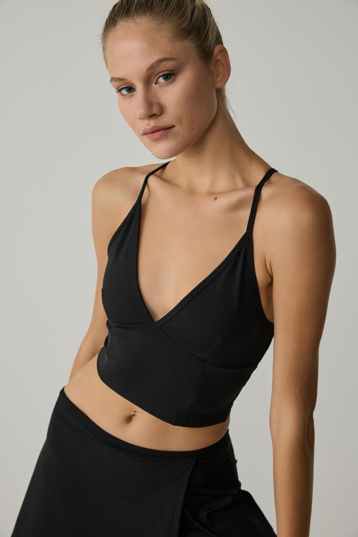 PIERSON Kadın Askılı Siyah Büstiyer