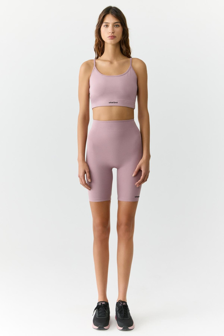 PINKY Kadın Spor Askılı Gül Kurusu Büstiyer