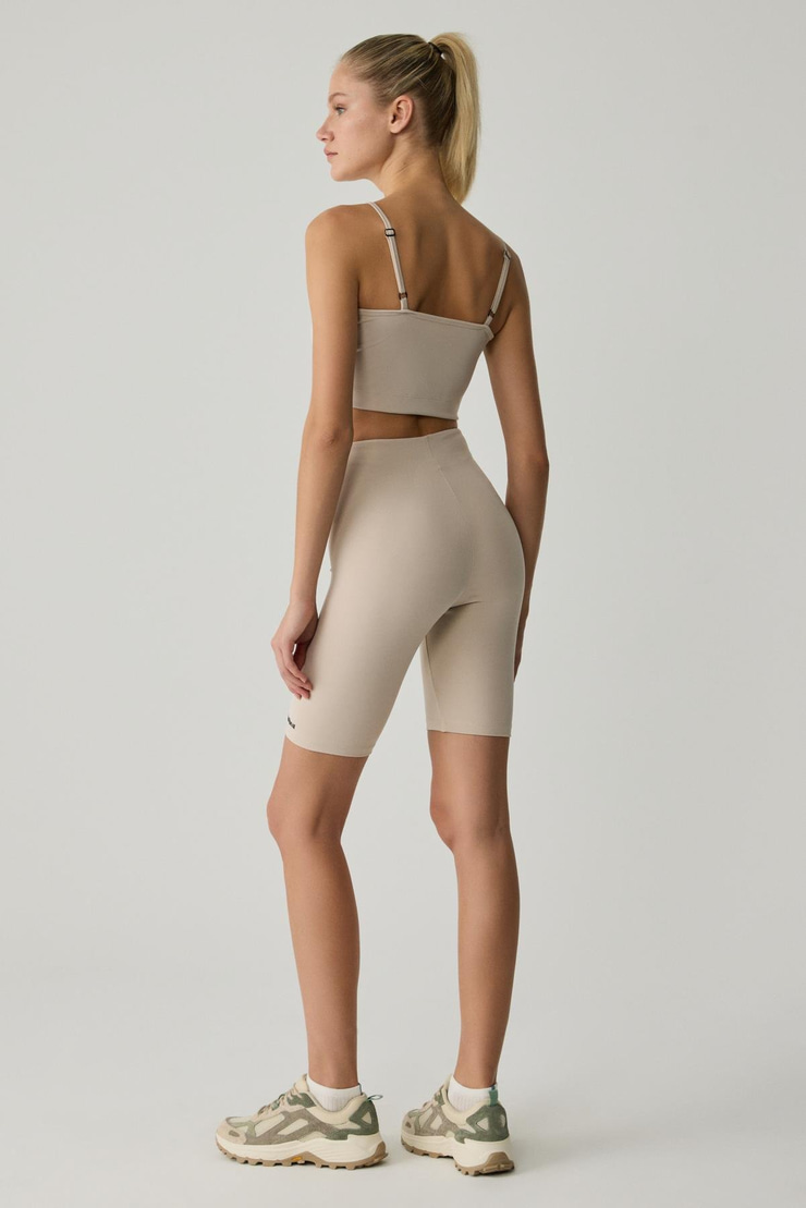 PINKY Kadın Spor Askılı Taş Rengi Büstiyer