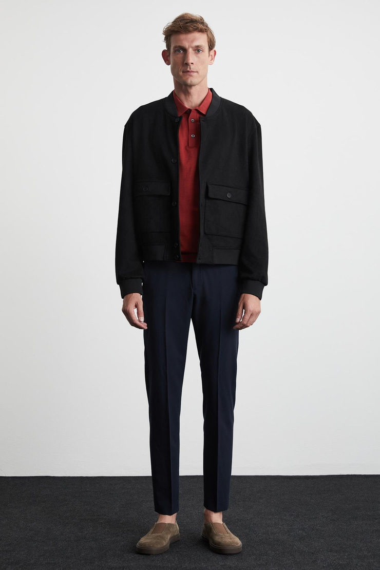 PREPPY  Regular Siyah Tekli Ceket