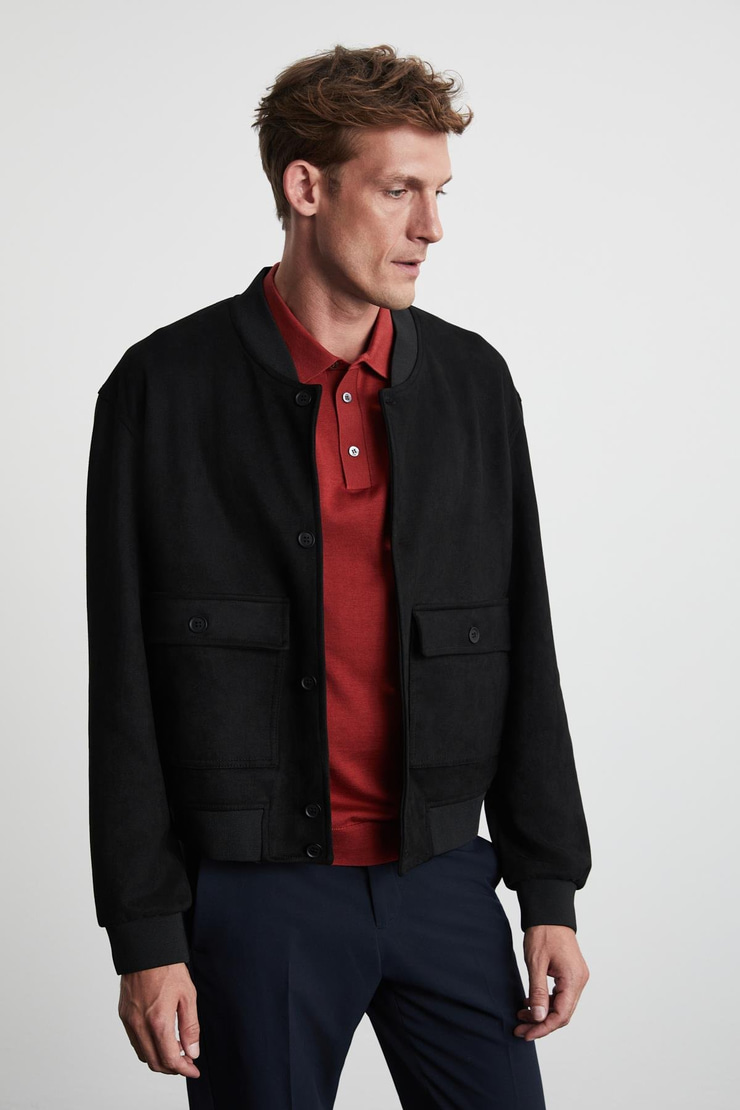 PREPPY  Regular Siyah Tekli Ceket