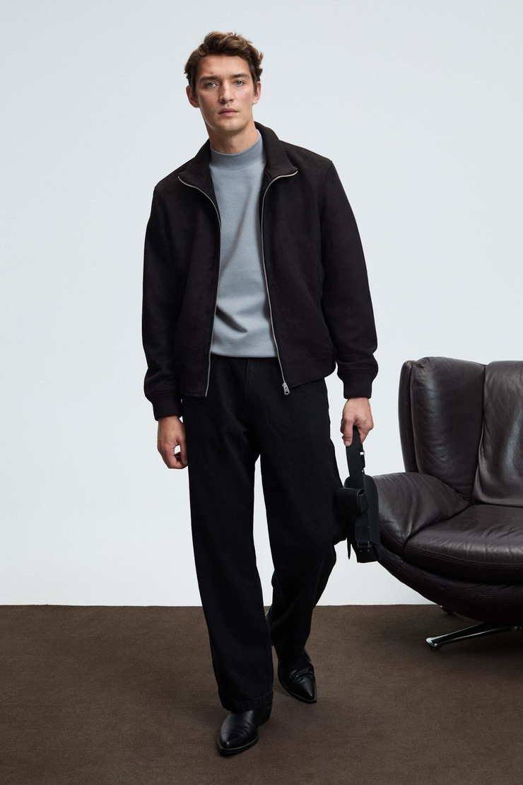 QUILLA Erkek Yarım Balıkçı Basic Gri Sweatshirt