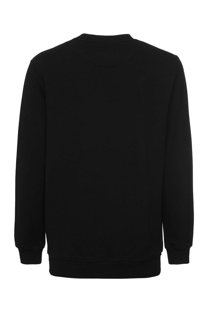 RAIROK Örme Comfort Fit Siyah  Sweatshirt