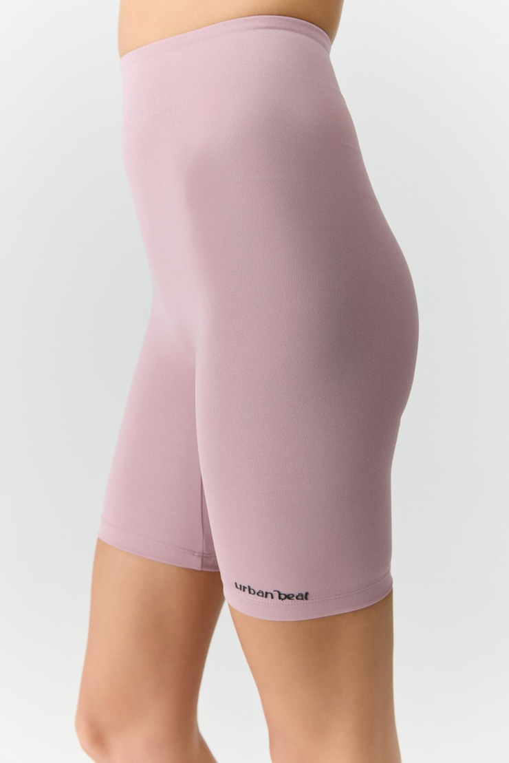 SILVANNA Kadın Midi Dar Paça Sportswear Bisikletçi Gül Kurusu Tayt