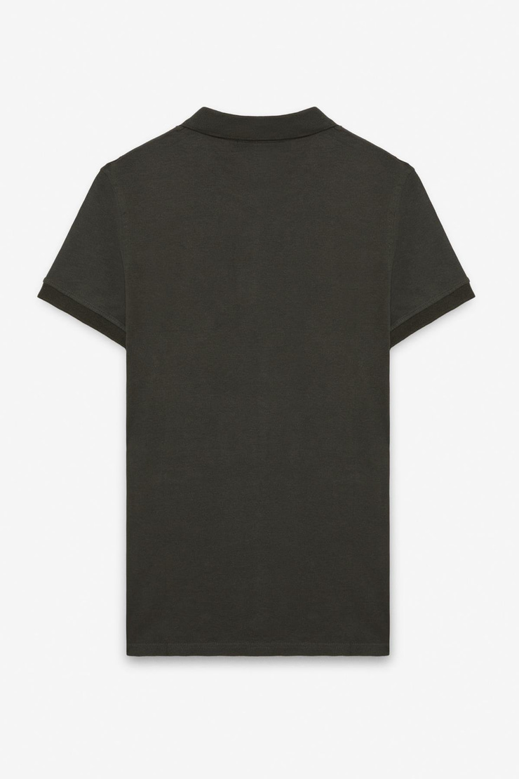 SKYLOOM Erkek %100 Pamuk Kısa Kollu Regular Fit Antrasit Polo Yaka T-shirt